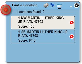 The closest an input location matches the actual name of the location will result in a higher score.