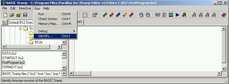 Getting Setup for the Course Software Setup BASIC Stamp Editor Characteristics Free from Parallax for use
