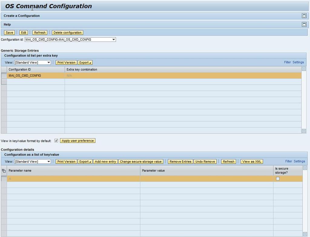 3 OS COMMAND CONFIGURATION As of Solution Manager SP07, a dedicated User Interface has been implemented to configure the OS Command.