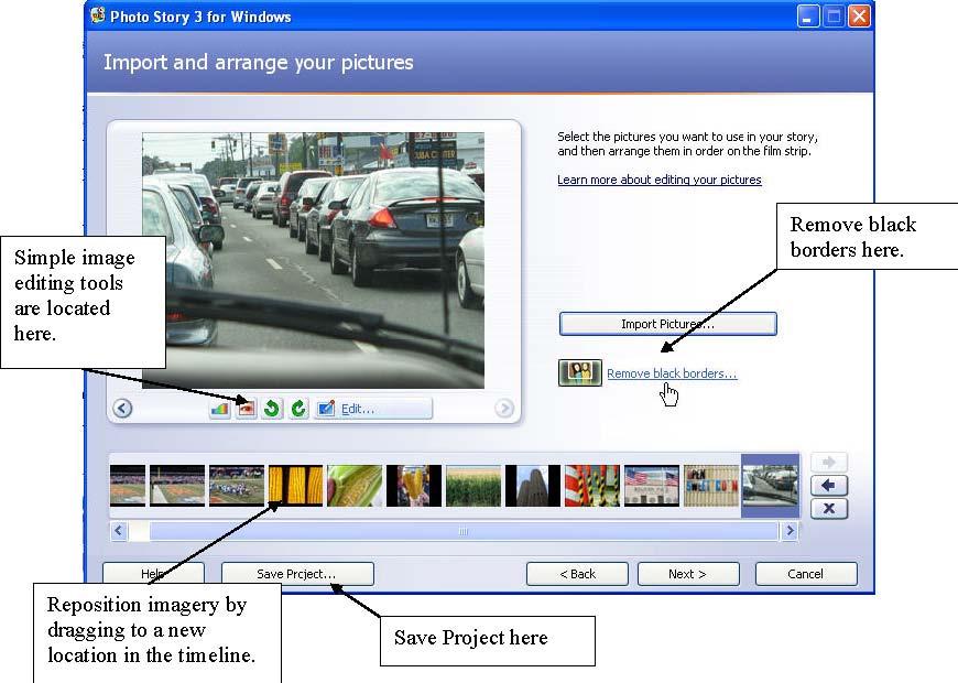 STEP 1: Import your pictures 1. Click Import Pictures. 2. Locate the folder where your images are located and select images that you wish to import.