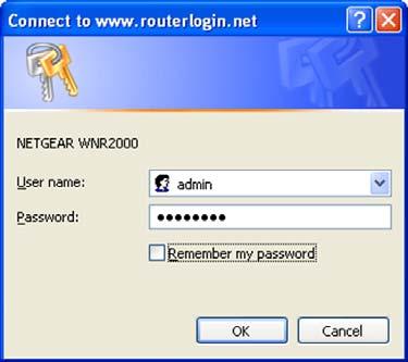 Log In to the Router Log in to the router to view or change settings or to set up the router. 1. In your browser address field, type http://www.routerlogin.net and click Enter. 2.
