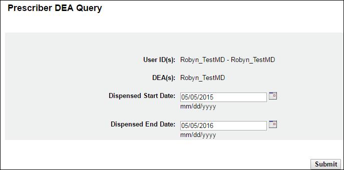 RxSentry Queries You must authenticate the query by indicating the query is for a valid reason and that you are authorized to submit the query.