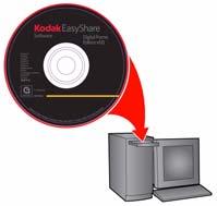 Setting up for wireless operation CD packaged with your frame. 1 Insert the CD into your computer. 2 Follow the on-screen instructions to install the software.