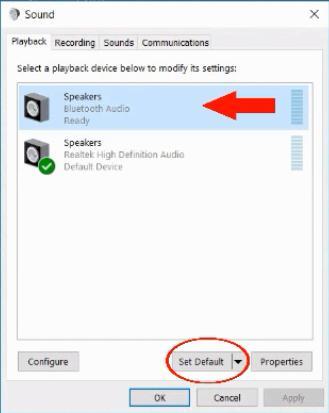 Step 9. You can stream music or watch video now. Fig 3w NOTE: If still no sound, please also select the Bluetooth Audio as default output device in the software/application. (e.g. Spotify, Netflix, etc.