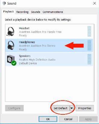 Step 5. You can now stream music or watch video. Fig 3d NOTE: If you still hear no sound while audio is playing, please ensure that the headphone is selected as the default output device. 3.3) Make VOIP calls You can also use your Bluetooth headphones to make VOIP calls.