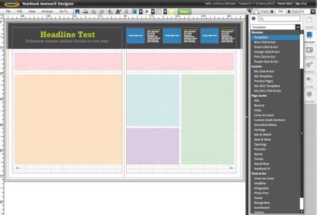 JOSTENS MODULAR TEMPLATES AND CLICK-N-GOS Jostens Modular Templates and Click-N-Gos are an easy new way to create yearbook pages.