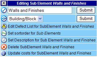 11.06 Sub Element Enter Sub Element name in the New Sub Element Name box and click add the Sub Element. Repeat to add further Sub Elements.