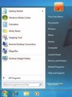 Start menu (your menu may differ) Start button FIGURE A-10: Start menu FIGURE A-12: Paint program window TABLE A-2: Some Accessory programs Frequently used programs Links to folders, files, settings,