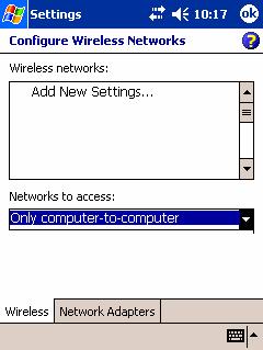 16 Figure 20 Configuring an Ad-Hoc network 2.