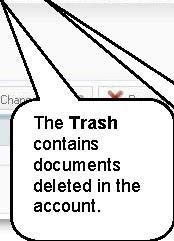 LiveText documents. My Work - Contains documents created in the account.