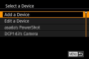 You can change the device nickname (display name) that is displayed on the camera.