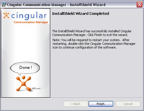 Section 2: Getting Started Step 1 > Install Communication Manager Software Follow the instructions below to install the Communication Manager software onto your laptop PC.