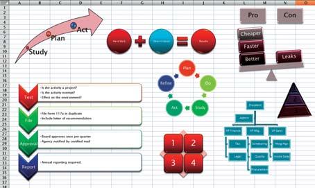 Chapter 13 Creating Business Diagrams with SmartArt Office 2007 adds support for 80 different types of business diagrams.