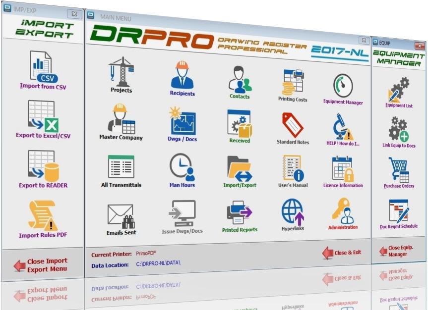 Drpro DrawIn re Ister ProfessIonal nl P a g e 1 January 2017 RELEASE NOTES AND UPGRADE INSTALLATION
