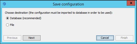 bat Once the Configuration Tool starts, we click on the Configuration tab, enable anonymous authentication and click on Save configuration : The