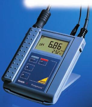 Portable Meters Portamess ph A clear concept. The portable ph meters of the Portamess ph Series. Providing the functional abundance of high-quality benchtop meters with easy, icon-guided operation.