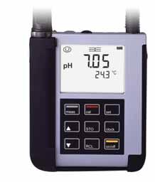 8 Overview of the Portavo 904(X) PH Quiver The Portavo 904(X) PH is a portable ph meter. A plain-text line on the highcontrast LCD screen makes operation virtually self-explanatory.