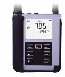 Overview of the Portavo 902 PH 7 Quiver The Portavo 902 PH is a portable ph meter. A plain-text line on the high-contrast LCD screen makes operation virtually selfexplanatory.