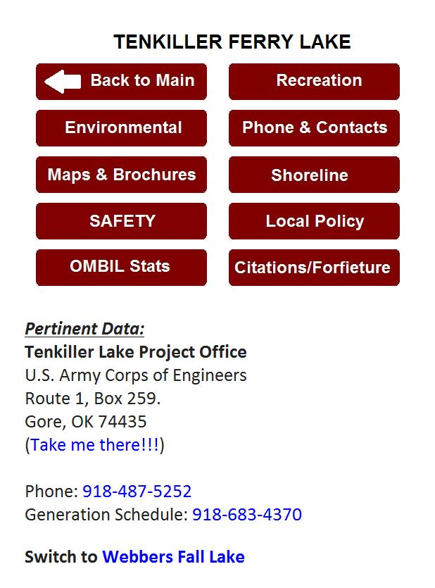 The Application Field Level: All lakes and/or projects have their own specific section in the App.