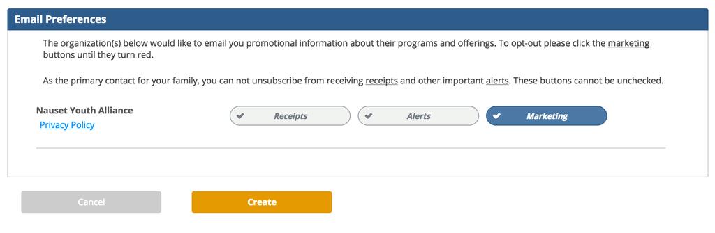 Email Preferences You can unsubscribe from marketing emails