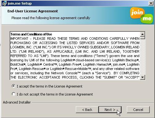 the terms in the License Agreement (if you