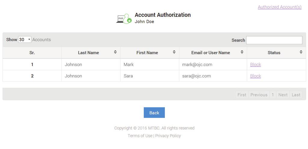 12. Account Authorization ee Go to the My Account tab in the top panel of your main