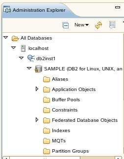 6.1.2 Modifying Database Parameters Data Studio can perform several administrative functions within DB2.