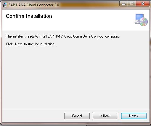 7. Confirm the start of the installation by clicking the Next button 4.