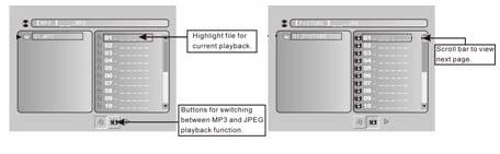 MP3 / JPEG / Video File Playback After loading a data disc, USB Drive or Memory Card (see page 30 Source for more information), the TV will start to scan for the stored MP3s, JPEG photos and MPG