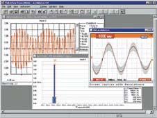 The spectrum analysis function is also handy to reveal the effects of vibration, signal interference or crosstalk.