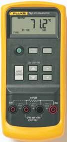 712/714 Temperature Calibrators Fluke 714 The clear choice The Fluke 710 Series Process Calibrators offer clear new choices in single-function calibrators.