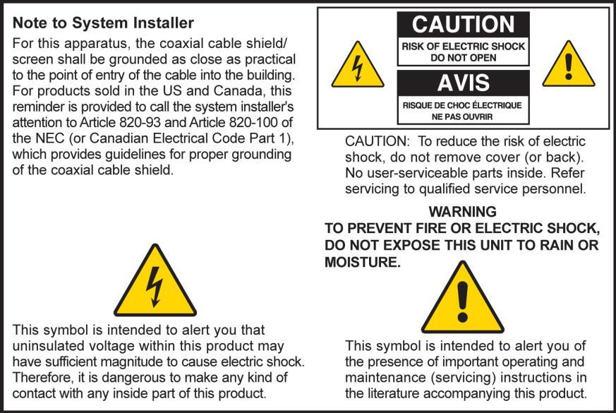 IMPORTANT SAFETY INFORMATION IMPORTANT SAFETY INFORMATION Notice to Installers The servicing instructions in this notice are for use by qualified service personnel only.