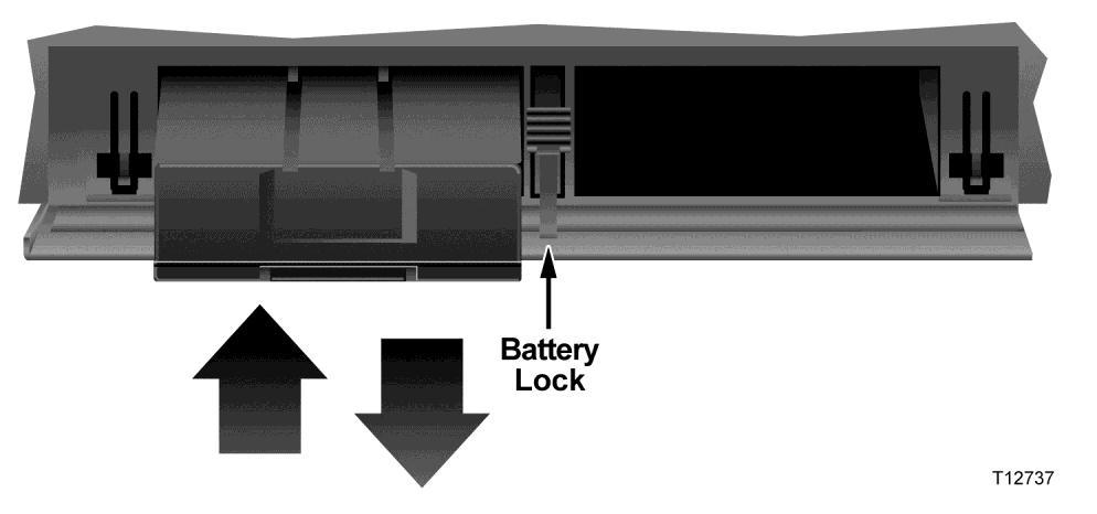 Location of Batteries (Double Battery Model) How Do I Maintain the Battery (Optional Model Only) The following illustration shows the location of the batteries on the DPC2203/EPC2203 with two