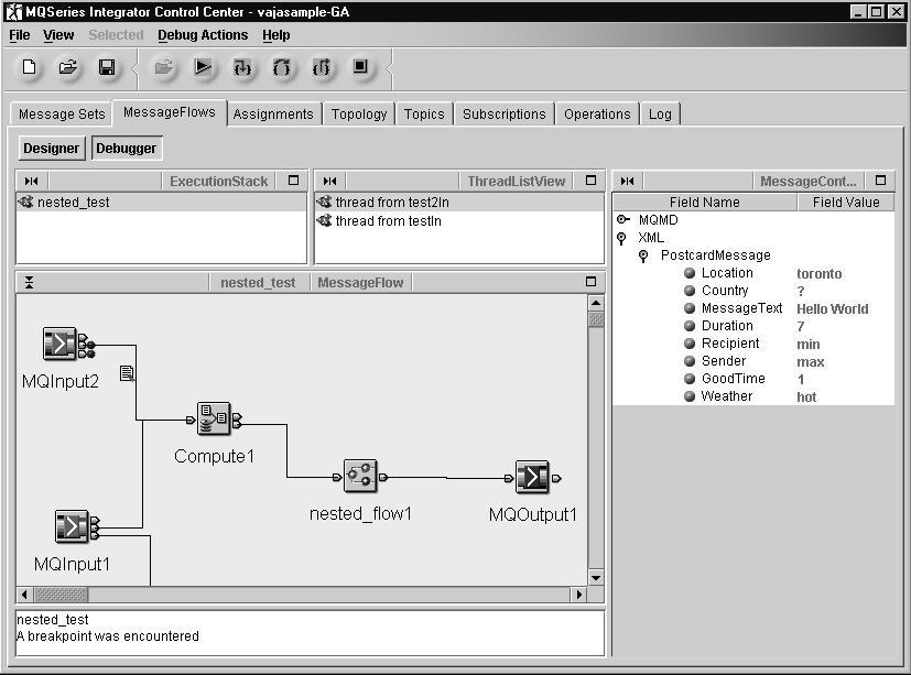 Figure 7 User Interface for Non-blocking Mode Debugger 4 Performance analysis Any system or subsystem has both functionality and performance requirements.