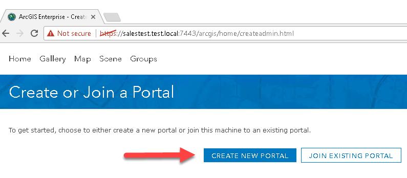 11. Click on Create New Portal 12.