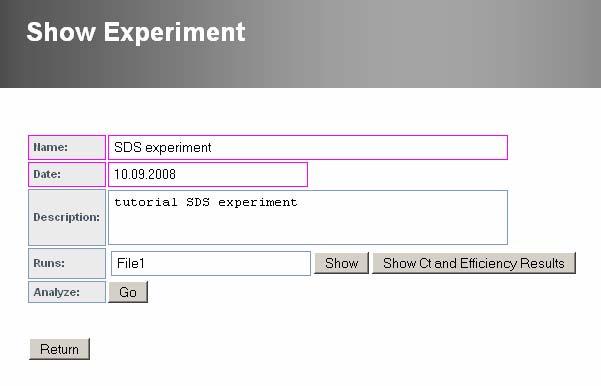 13 Analysis To analyze an experiment you have to define several parameters. In this tutorial one way to analyze the experiment is shown.