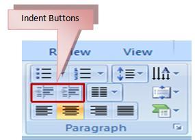 20 THE PNP BASIC COMPUTER ESSENTIALS e-learning (MS Powerpoint 2007) CHANGE PARAGRAPH ALIGNMENT To change the alignment: Click the Home Tab Choose the appropriate button for alignment on the
