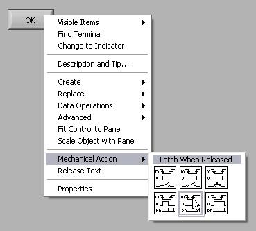 B. LabVIEW Data Types Boolean Behavior of Boolean controls is specified by the