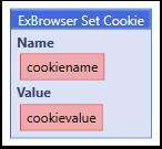9. ExBrowser Cookie Commands All cookie Commands are executed against the currently active browser within the active thread. 9.