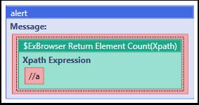 11 $ExBrowser Return Element Count (Xpath) This command will return the amount of elements it finds in the html code that match the Xpath Expression This