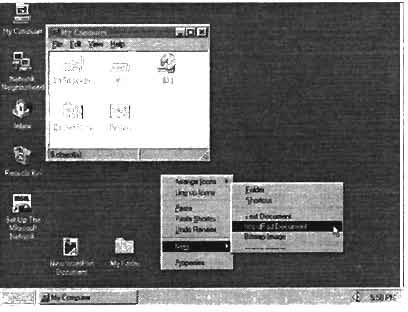 Windows 95 ning dastlabki rusumlarida Internet bilan ishlashni himoyalash o'rnatilmagan, lekin uning ishchi stolida "Microsoft Network" yoqlig'i mavjud edi. Keyinchalik esa uni olib tashlashdi.