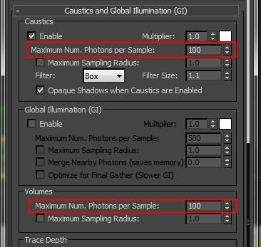 Let's go back to the settings in our Render Setup window here for just a moment and I will explain further what the Samples values can do for your renders.