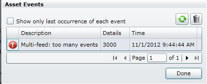 Therefore, if you set Asset event to Based on number of days and if 5 days was selected, only the events for the last 5 days would be displayed. To view asset events: 1.