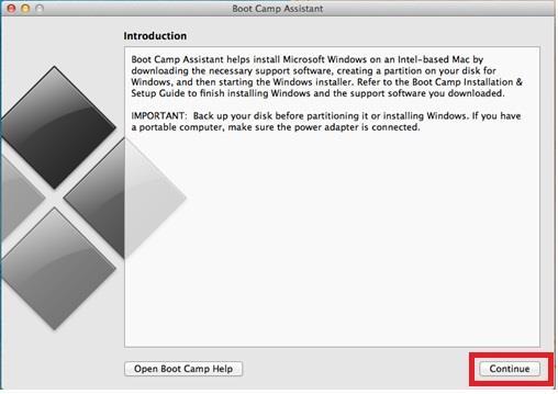 Installing Windows on Mac Running Boot Camp