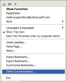 Firefox, Opera and Google Chrome. Add new bookmarks to Tidy Favorites and perform the Synchronize Bookmarks function.