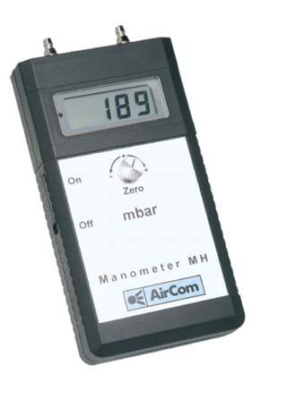 Measuring Devices Pressure range Connection Device Page Digital display mounting, für niedrige Drücke 0 2. mbar / 2. bar 4 mm tube MPV, MPA.02 portable, hand-operated 0 1 mbar / 10 bar 4 mm tube MHA.