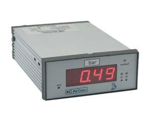 Digital Pressure Gauge for Control Panel Mounting MKA Suitable for measurement of positive, vacuum or differential.