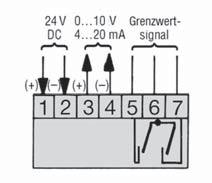 bar mbar / bar Digital gauge for compressed air, measurement of positive, vacuum and differential, 24 V DC, outlet signal 0 10 V, 3½-digit display MKA 1.0 4.0 1.0 0.