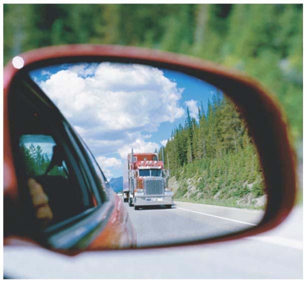 32-3 Formation of Images by Example 32-7: Convex rearview mirror.