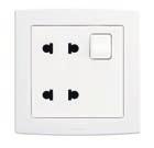 BS single pole switched 13A AC229-S socket outlet with neon